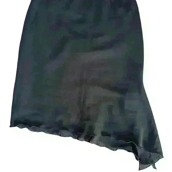 Black Asymmetrical  Skirt - Picture 5 of 5